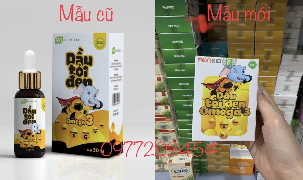 [Mẫu mới] Dầu Tỏi Đen Omega 3