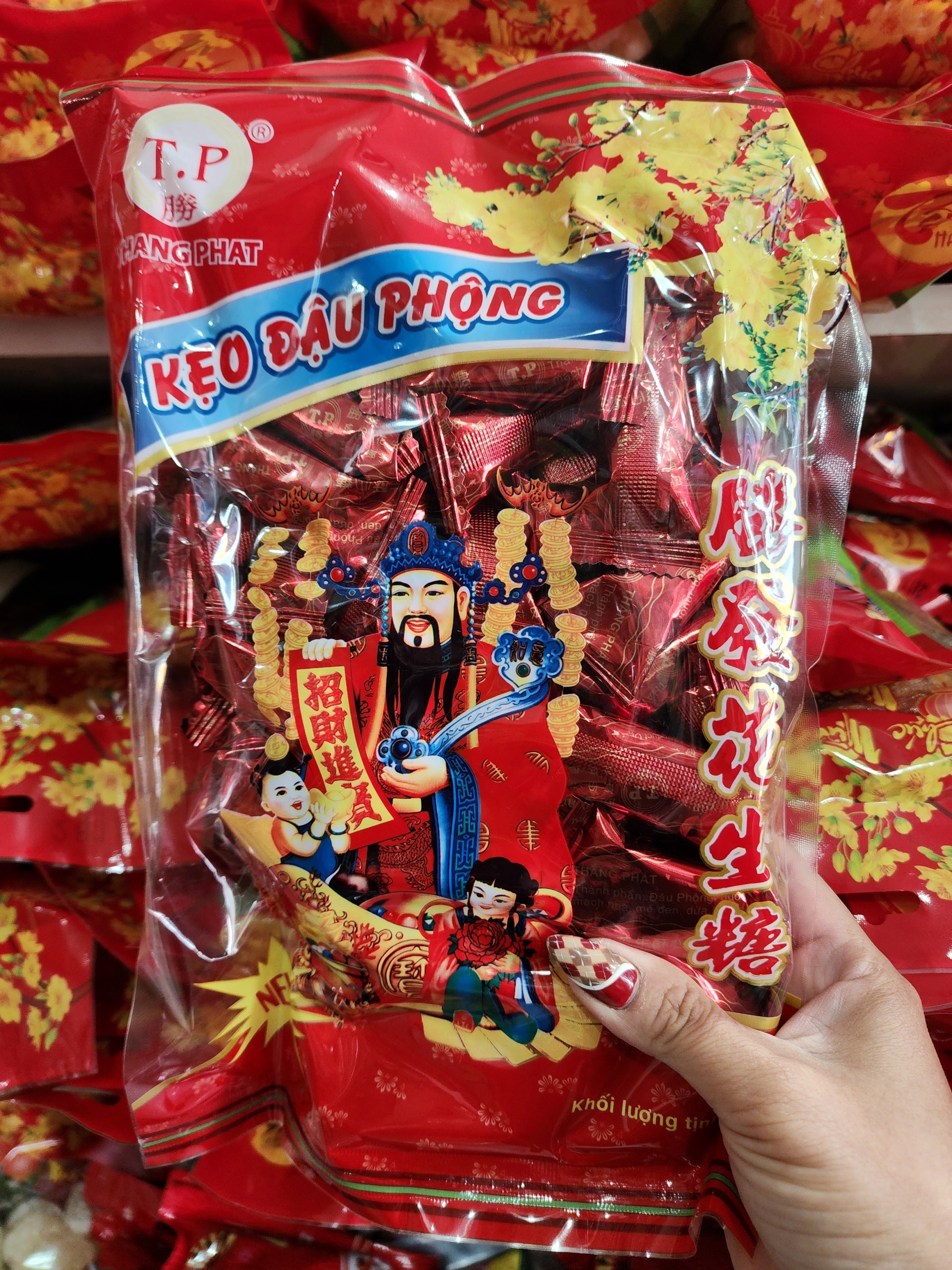 Kẹo Bơ Đậu Phộng Thắng Phát 500G (Bơ Đỏ)