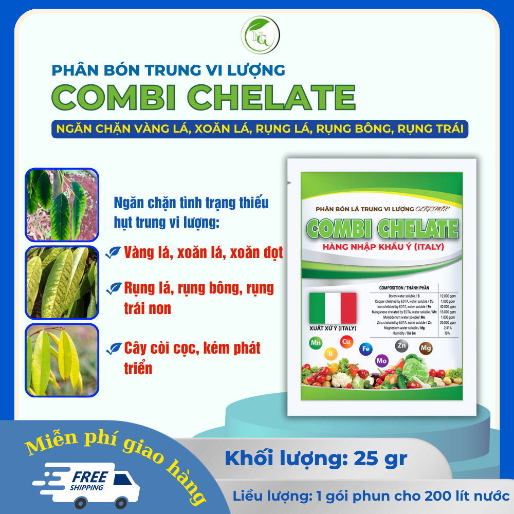 Phân bón trung vi lượng COMBI CHELATE
