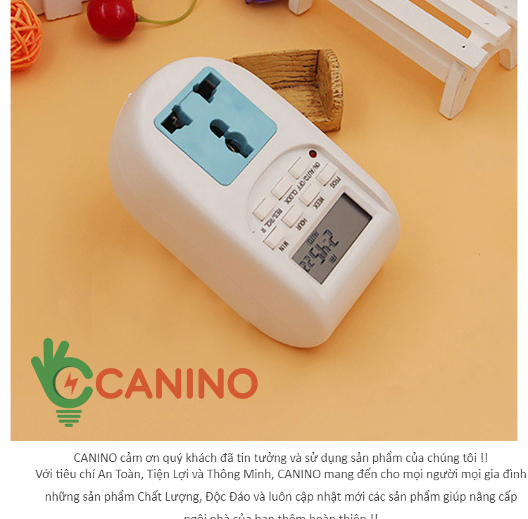 Đồng hồ đo điện áp cắm điện phát sáng