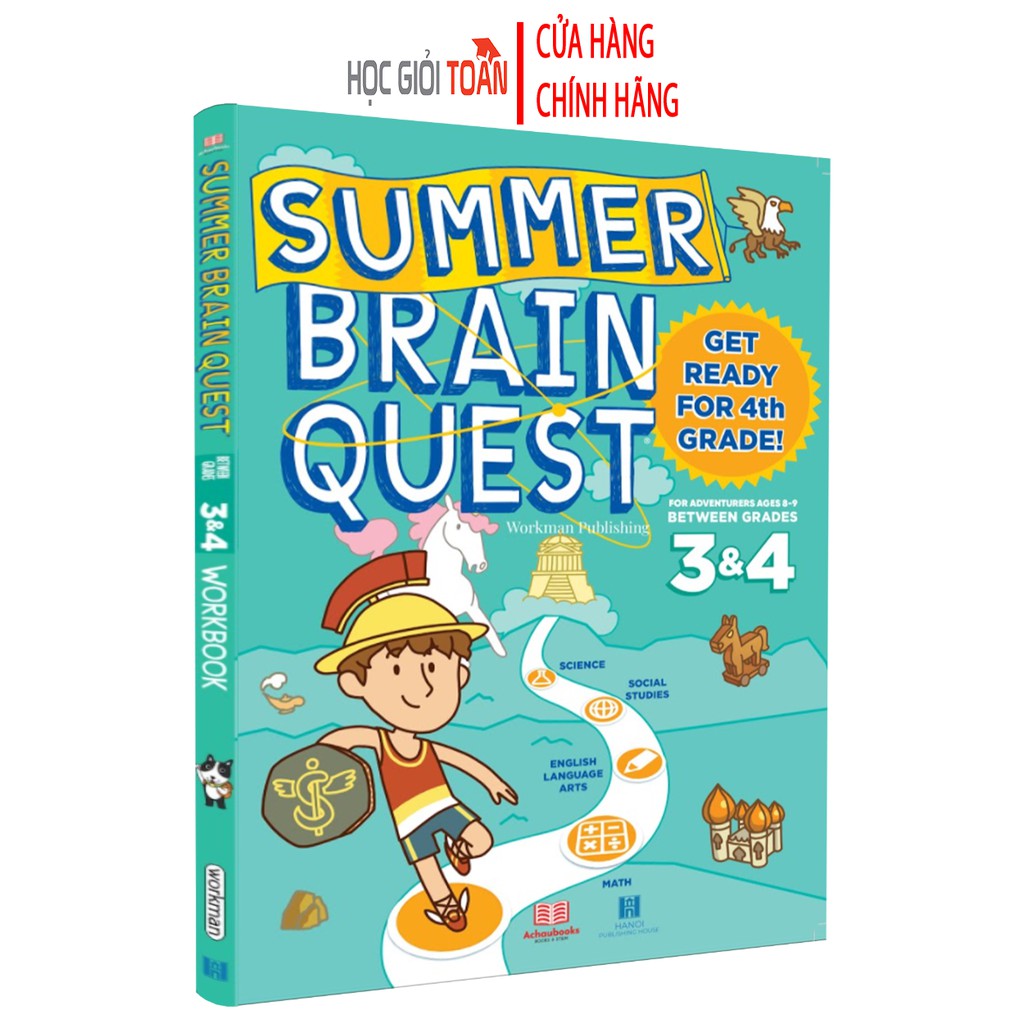 Sách Summer Brain Quest 3&4 - Á Châu Books ( 8 - 9 tuổi )