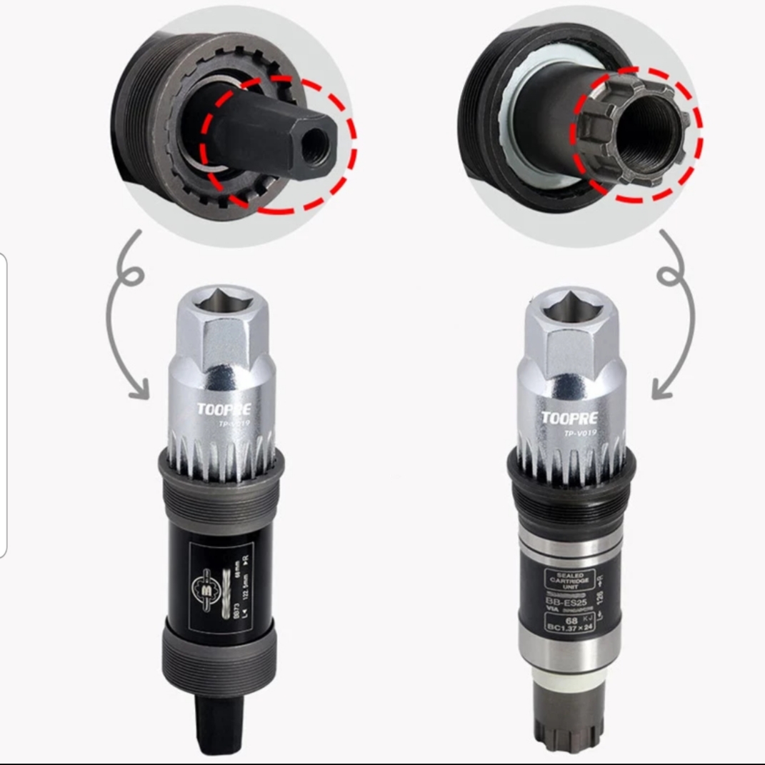 Bộ Cảo Trục Giữa Cốt Vuông Toopre