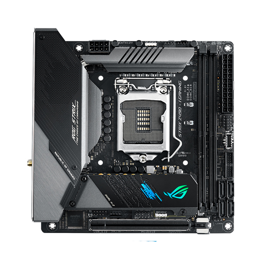 Mainboard ASUS ROG STRIX Z490-I GAMING (Intel Z490, Socket 1200, Mini ITX, 2 khe RAM DDR4)