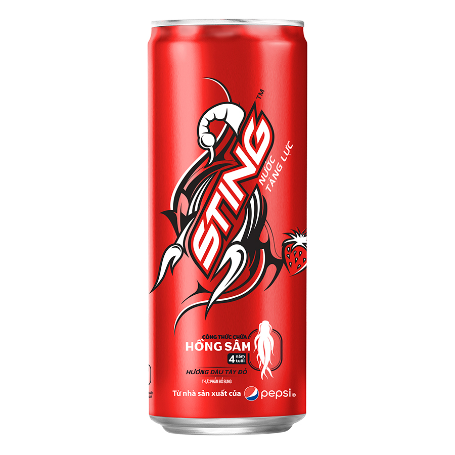 LỐC 6 LON STING DÂU 330ML