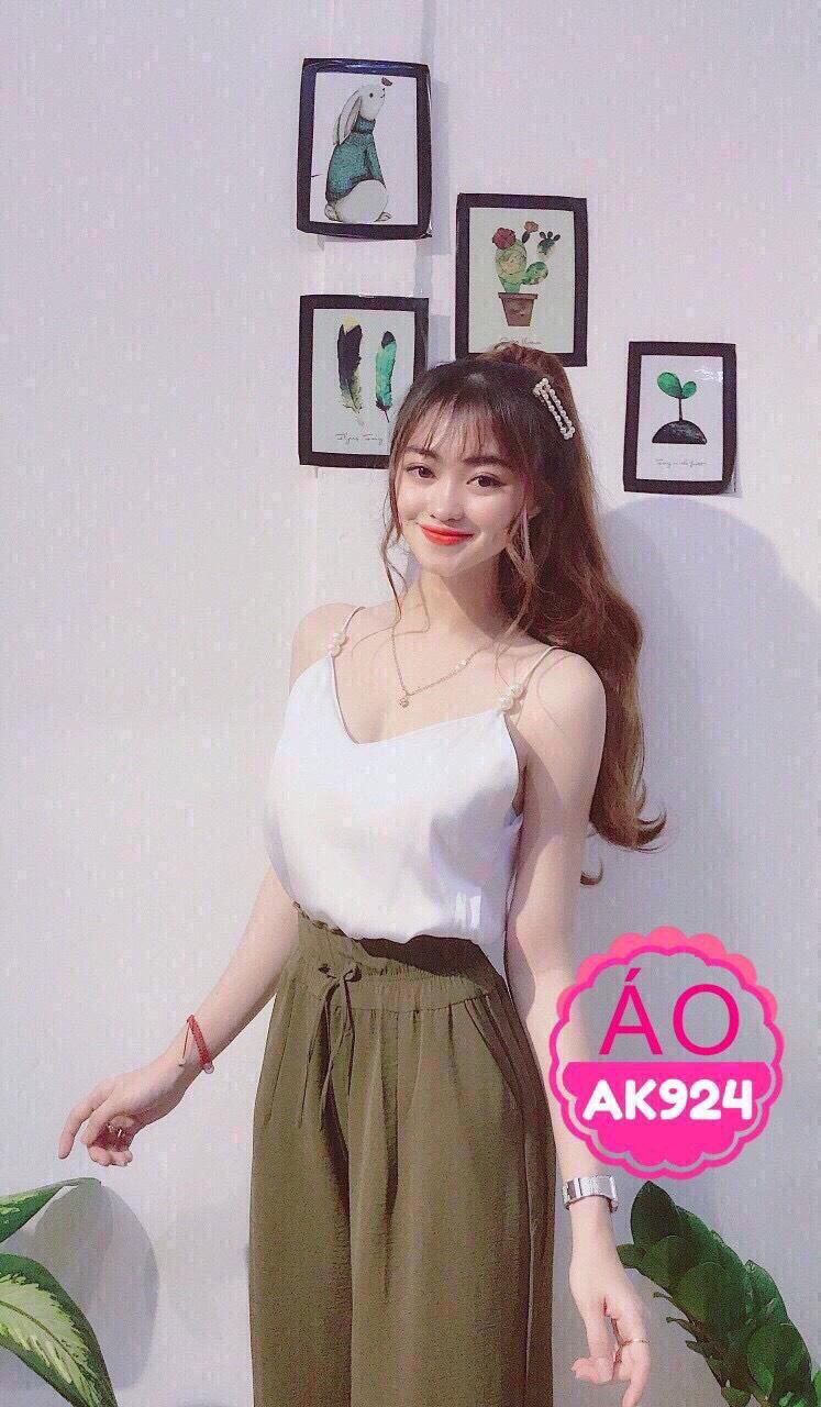 [HCM]ÁO LỤA 2 DÂY SO HOT