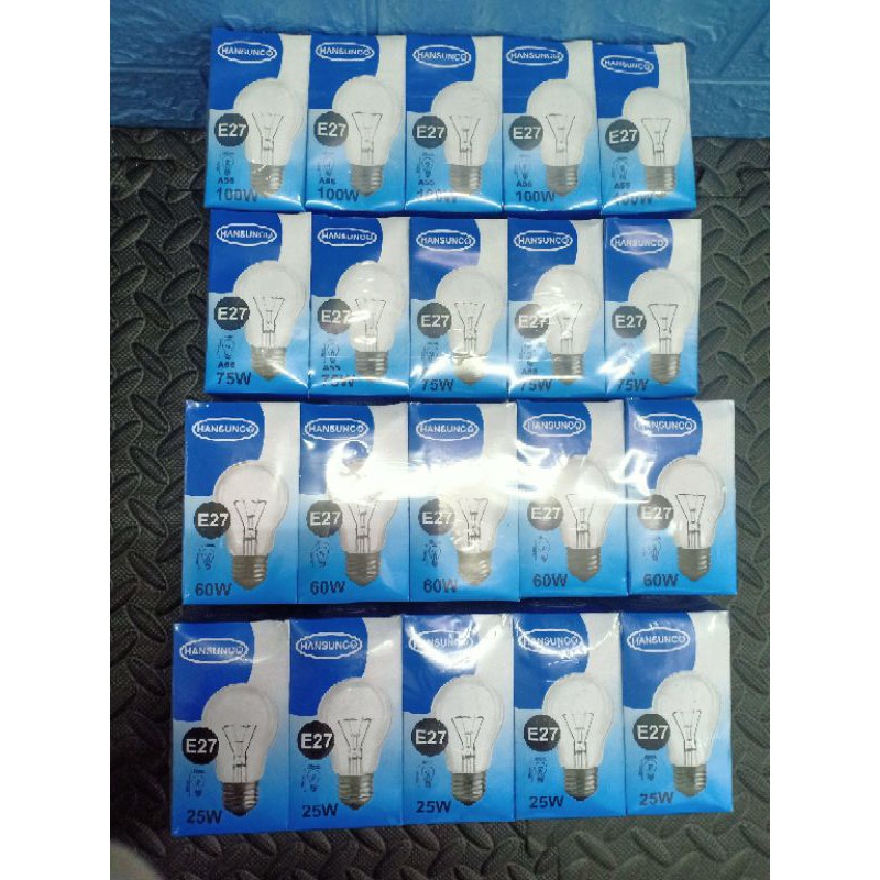 Ball incandescent E27 25W, 40W, 60W, 75W, 100W, 200W light gold heating poultry animal, úm chicks