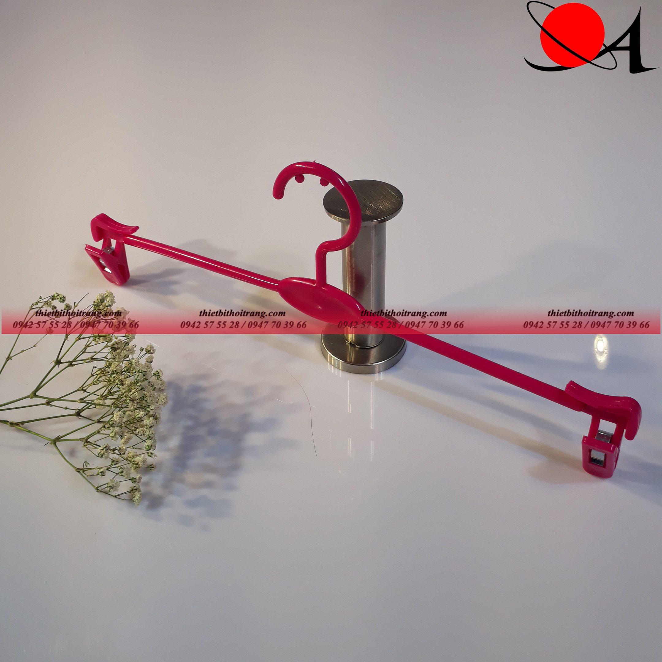 Bộ 25 móc kẹp treo đồ lót nhựa chống mất phom