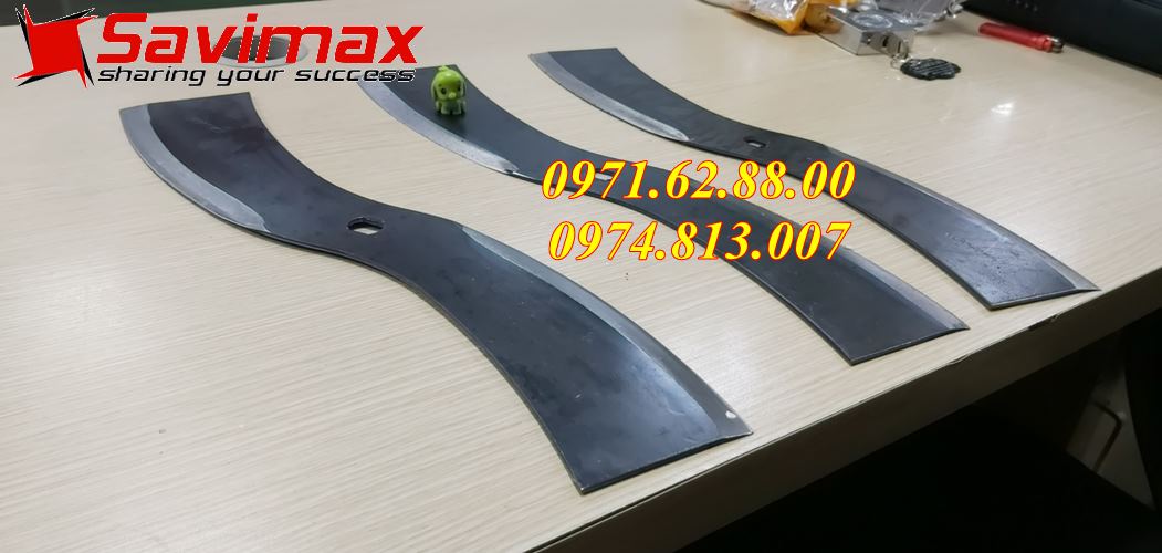 Dao máy thái chuối, dao gắn máy băm rau bèo Toàn Phát dập trên thân dao