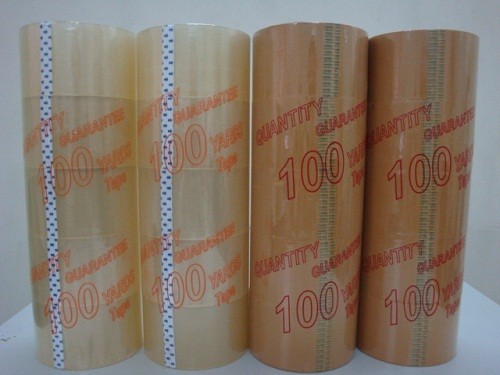 Bộ 6 cuộn băng keo trong - đục 100 yard  loại 1kg