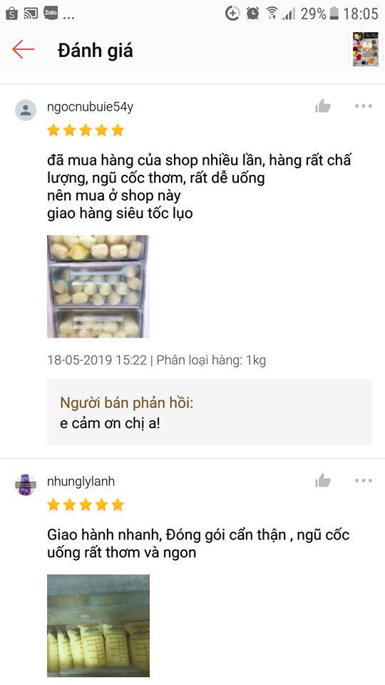 Ngũ Cốc Lợi Sữa - Bột Ngũ Cốc MINMIN 18 Loại Hạt