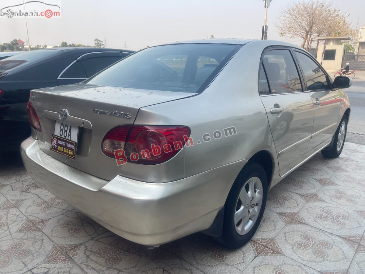Bộ vè che mưa Toyota Corolla Altis 2003-06