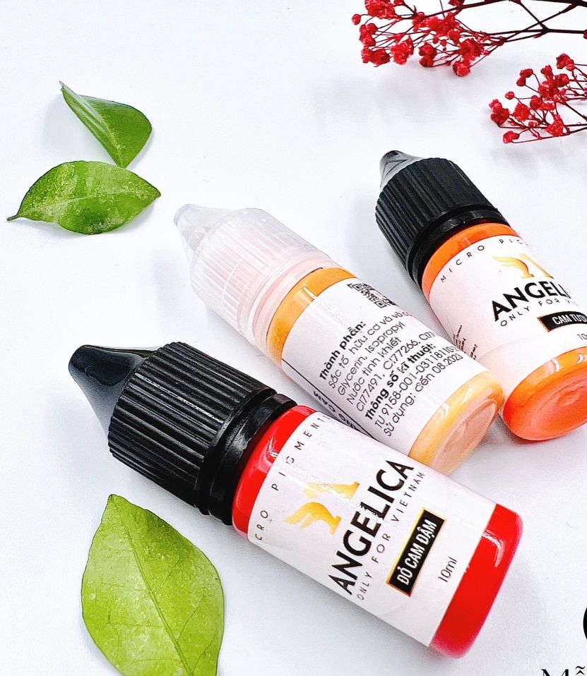 MỰC ANGELICA VIỆT Siêu Đậm phun mày môi mí