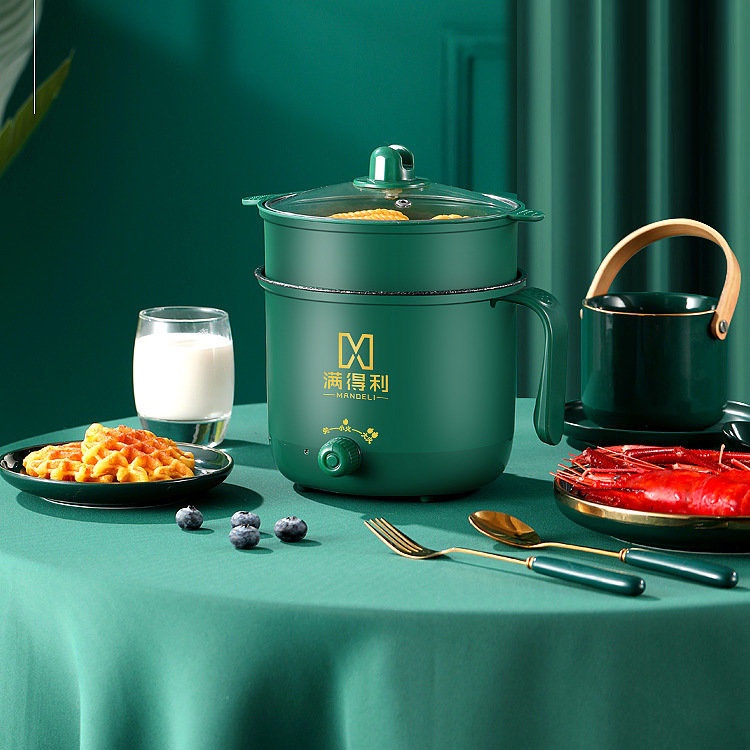 nồi lẩu mini mandeli tặng kèm lồng hấp