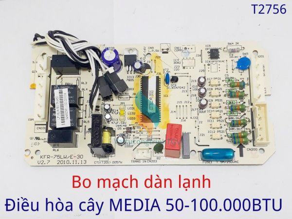 Bảng mạch điều khiển thay thế cho Điều hòa cây MEDIA hãng 50.000 -100.000 BTU
