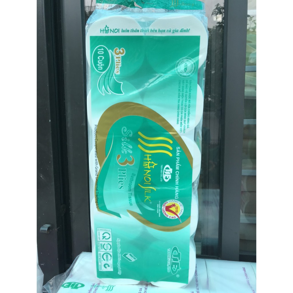 Combo 2 bịch giấy vệ sinh hà nội 3 lớp siêu dai 1.6kg