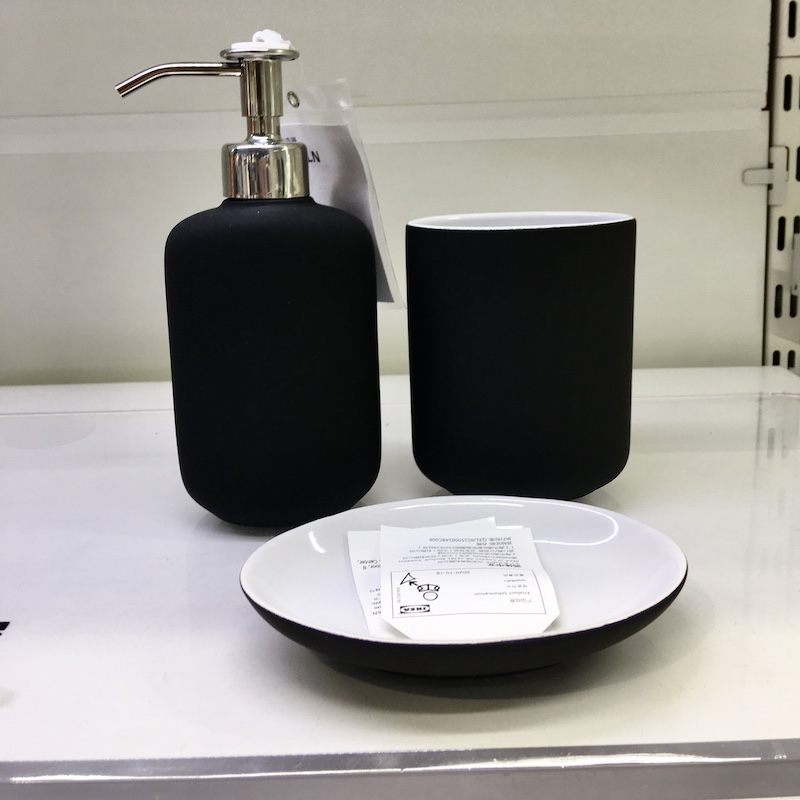 Bình sứ đựng xà phòng, nước rửa tay Ekoln IKEA