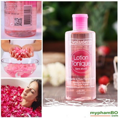 [HCM]nước hoa hồng evo-lu-derm 250ml