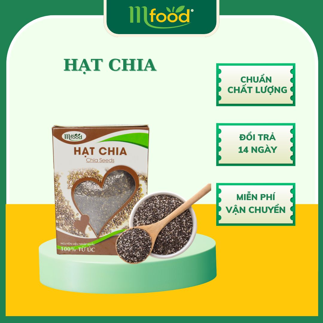 [HCM]Hạt Chia hữu cơ Mfood Hộp 250g