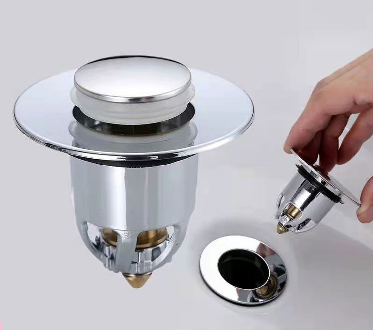 Nút bịt bồn rửa mặt lavabo nhấn nút cao cấp