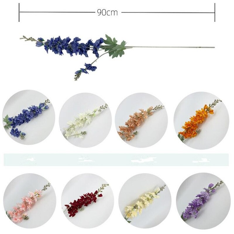Cành hoa phi Yến kép giả dài 84cm gồm 2 nhánh