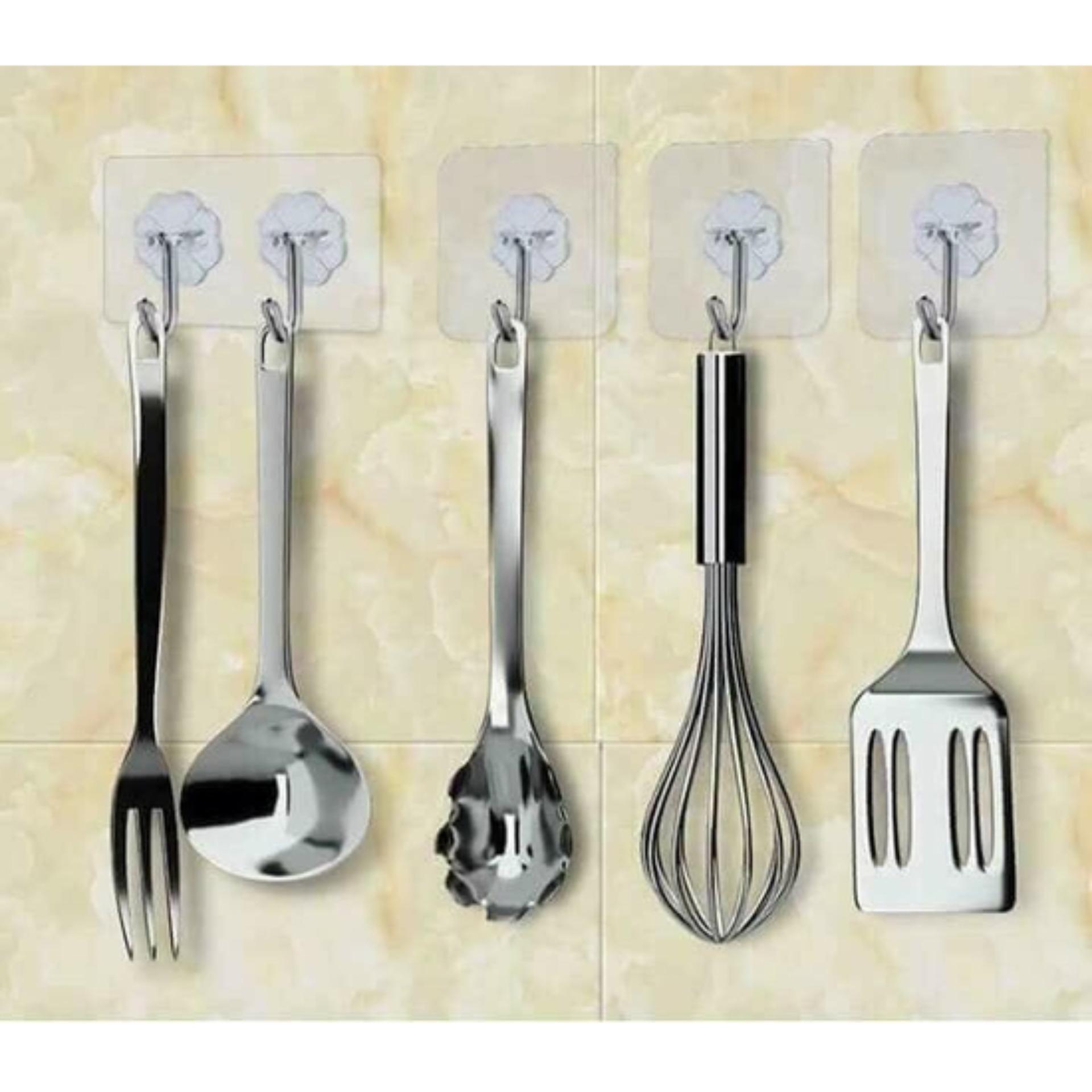 BỘ 5 MÓC TREO DÁN TƯỜNG ĐA NĂNG