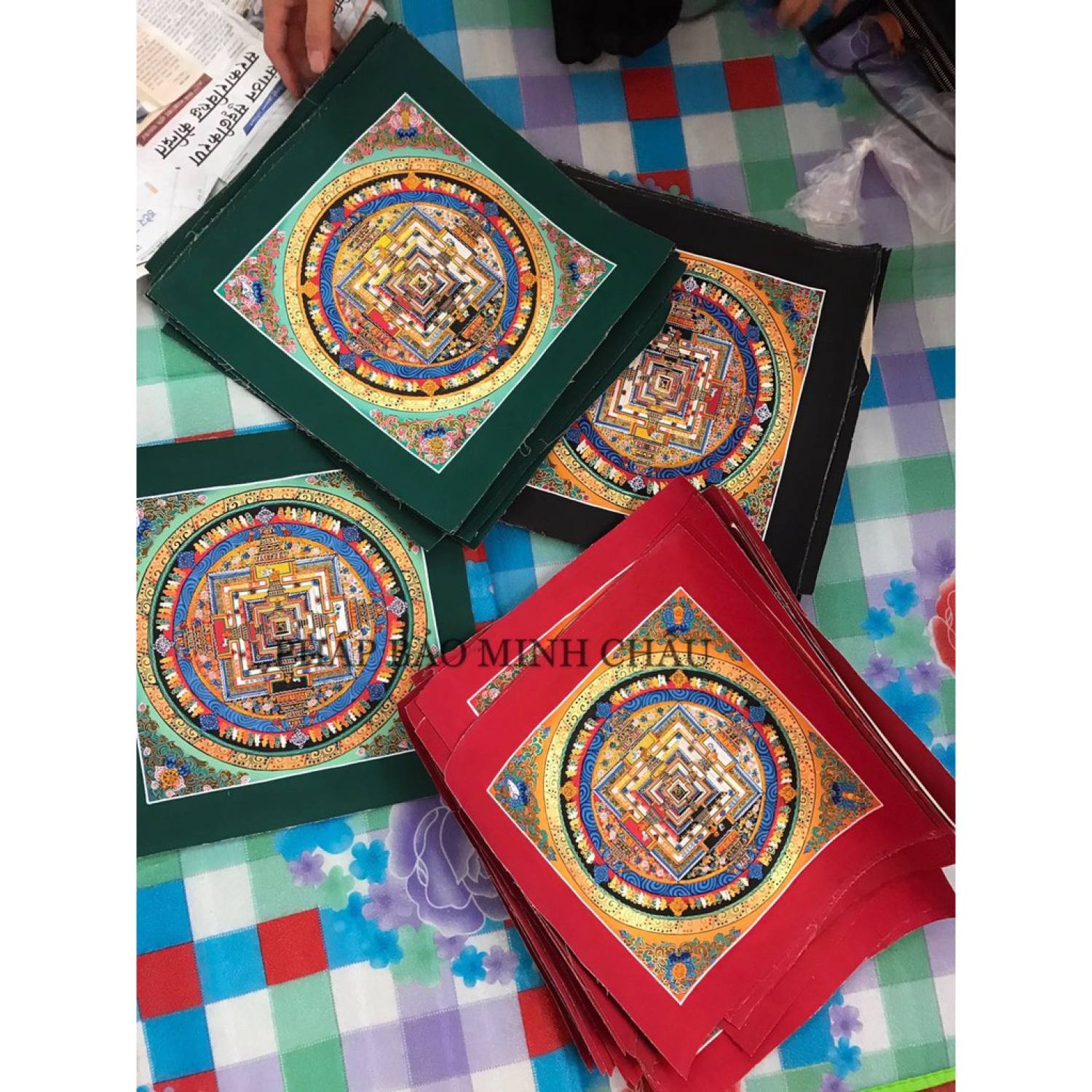 [PBMC] Tranh Mandala Nepal có khung (CHÁT CHỌN MẪU)