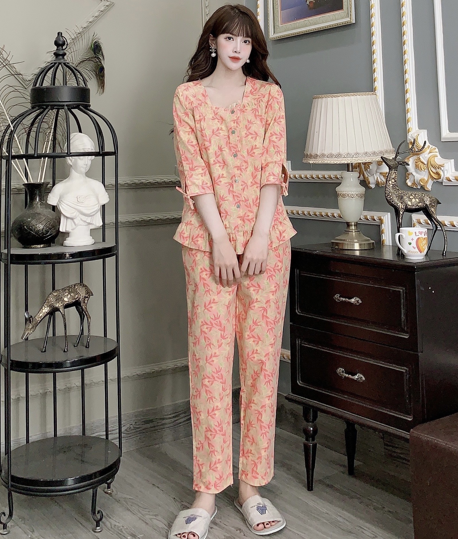 đồ bộ mặc nhà, quần áo nữ, đồ ngủ