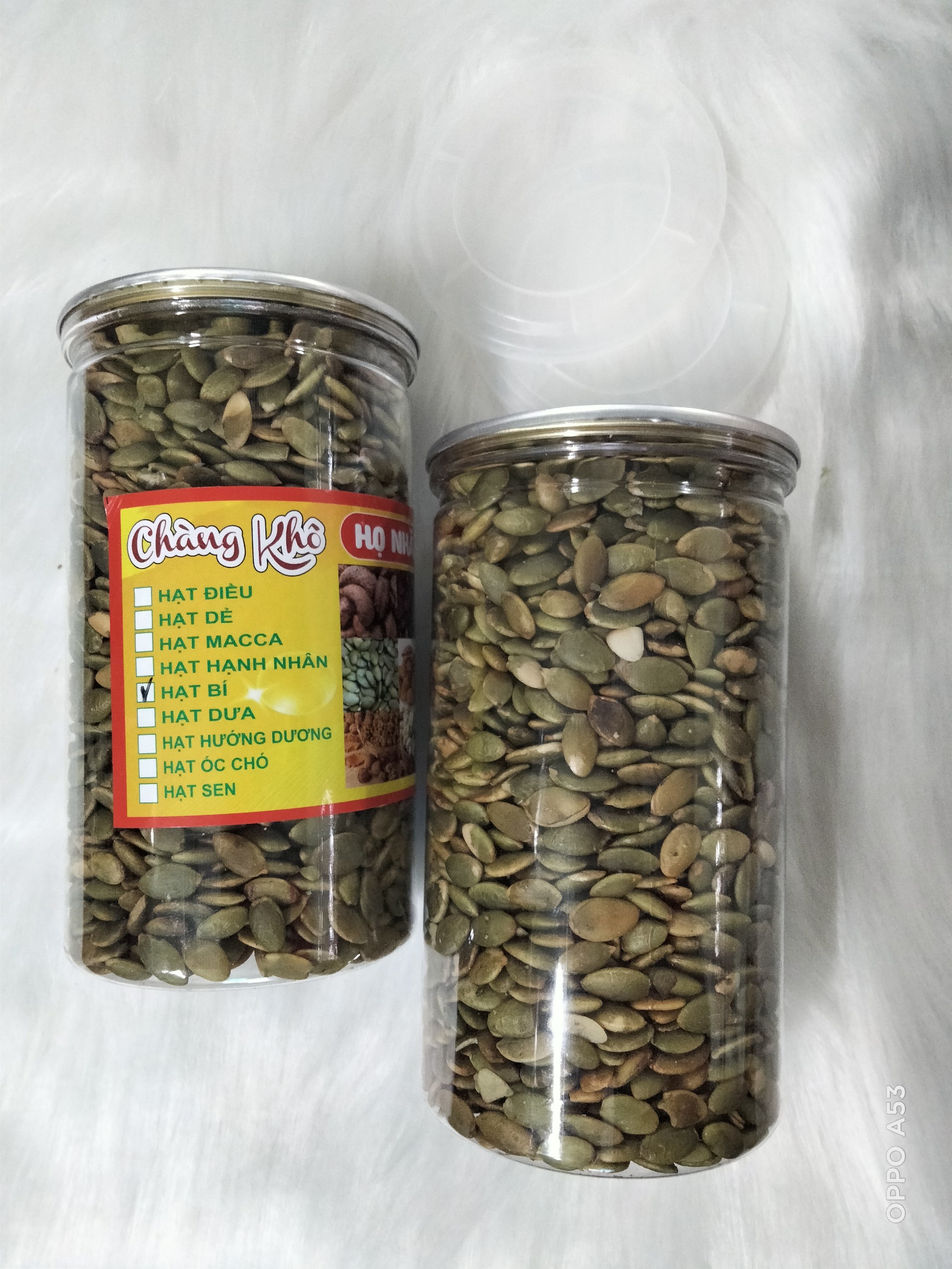 (HẠT DINH DƯỠNG) 500g NHÂN HẠT BÍ SỐNG