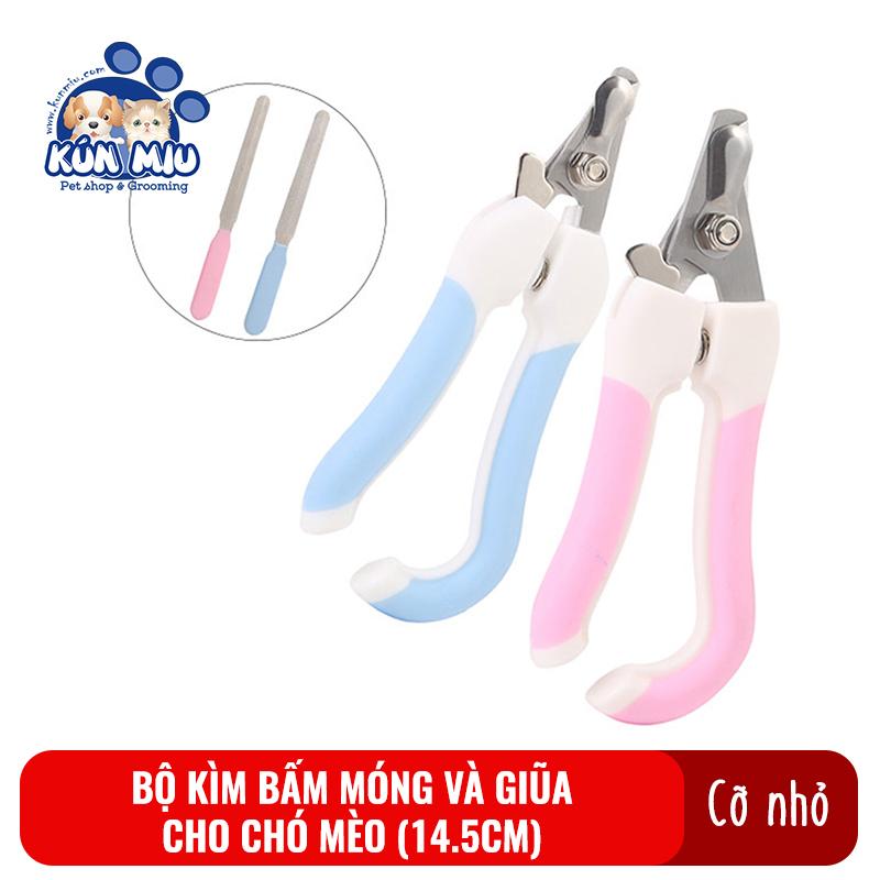 Bộ Kìm cắt móng và giũa chó mèo Kún Miu Grooming tool bấm móng cho thú cưng
