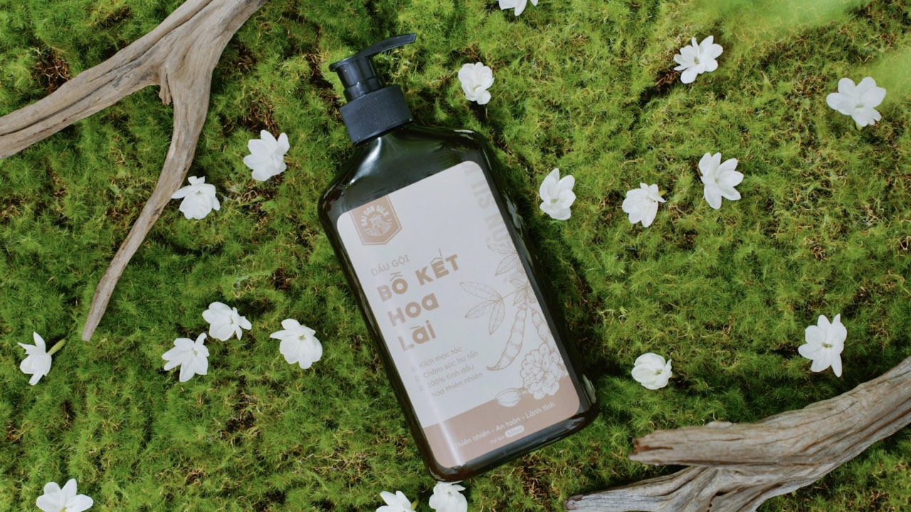 Combo shampoo bio link flower Lài 500ml