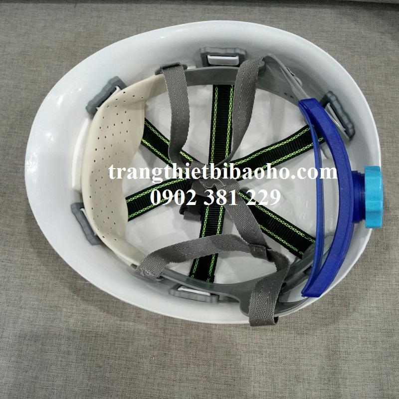 FLASH SALE - Nón bảo hộ kiểu nhật có xốp chống va đập khóa vặn màu trắng