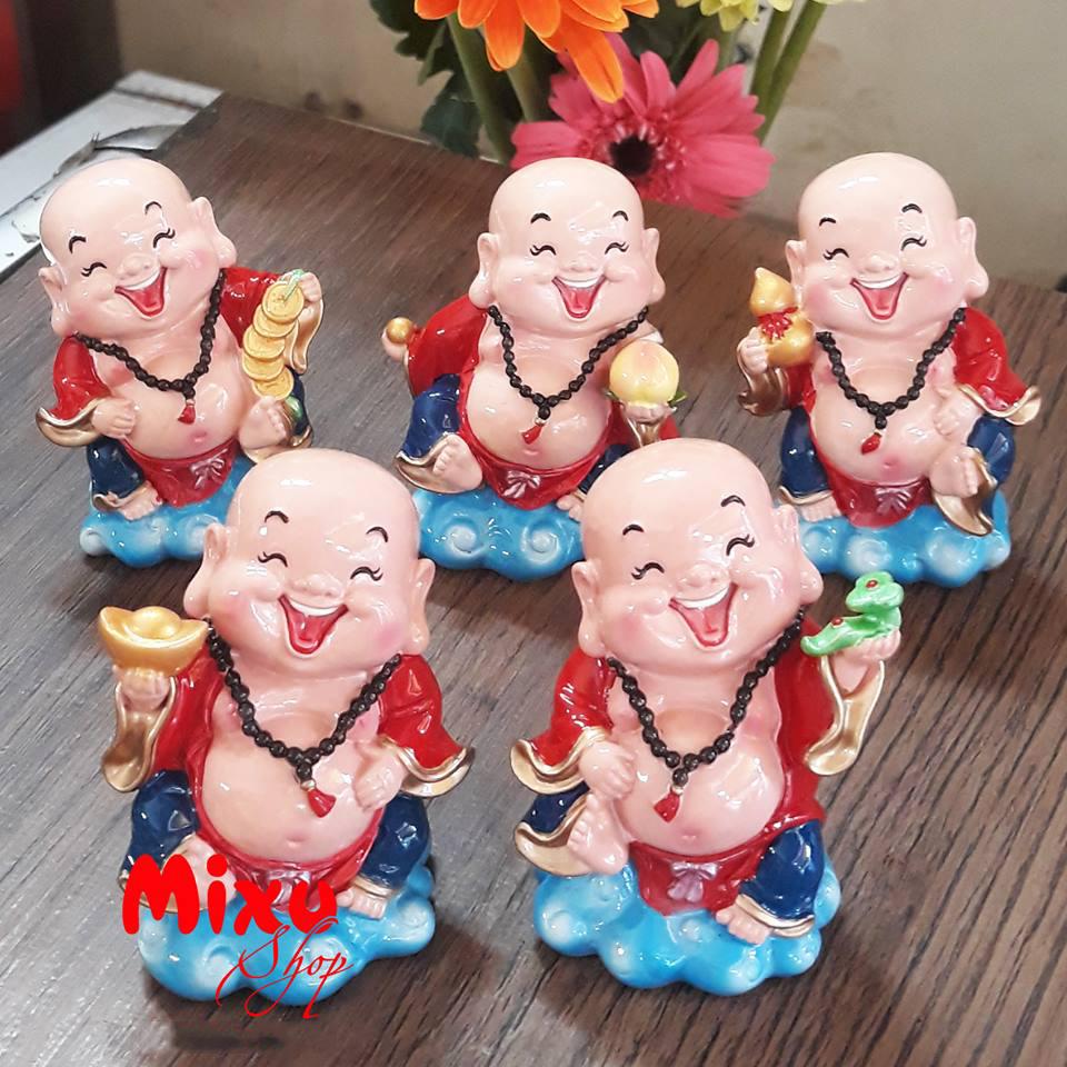 [HCM]BỘ 05 TƯỢNG CHIBI PHẬT DI LẶC 7.5CM
