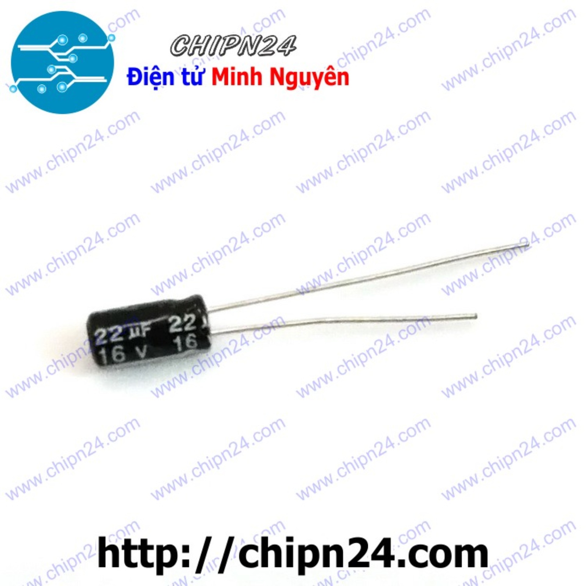 Tụ hóa 22uf 16v