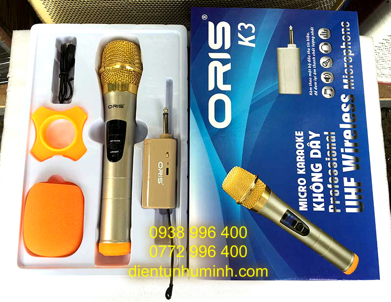 Micro không dây UHF Wireless ORIS K3