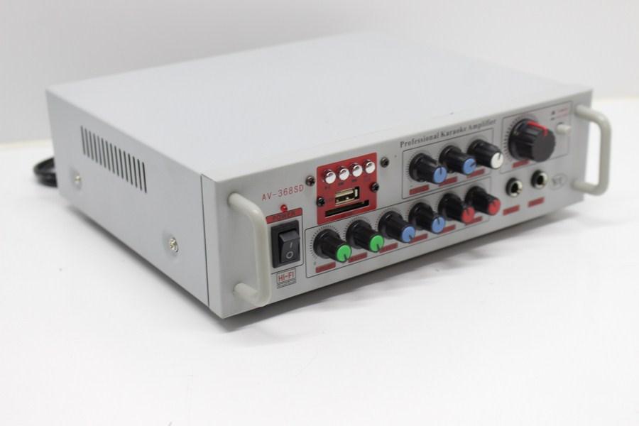 Amply WXF AV-368 12V/220V - Audio Blutooth KARAOKE