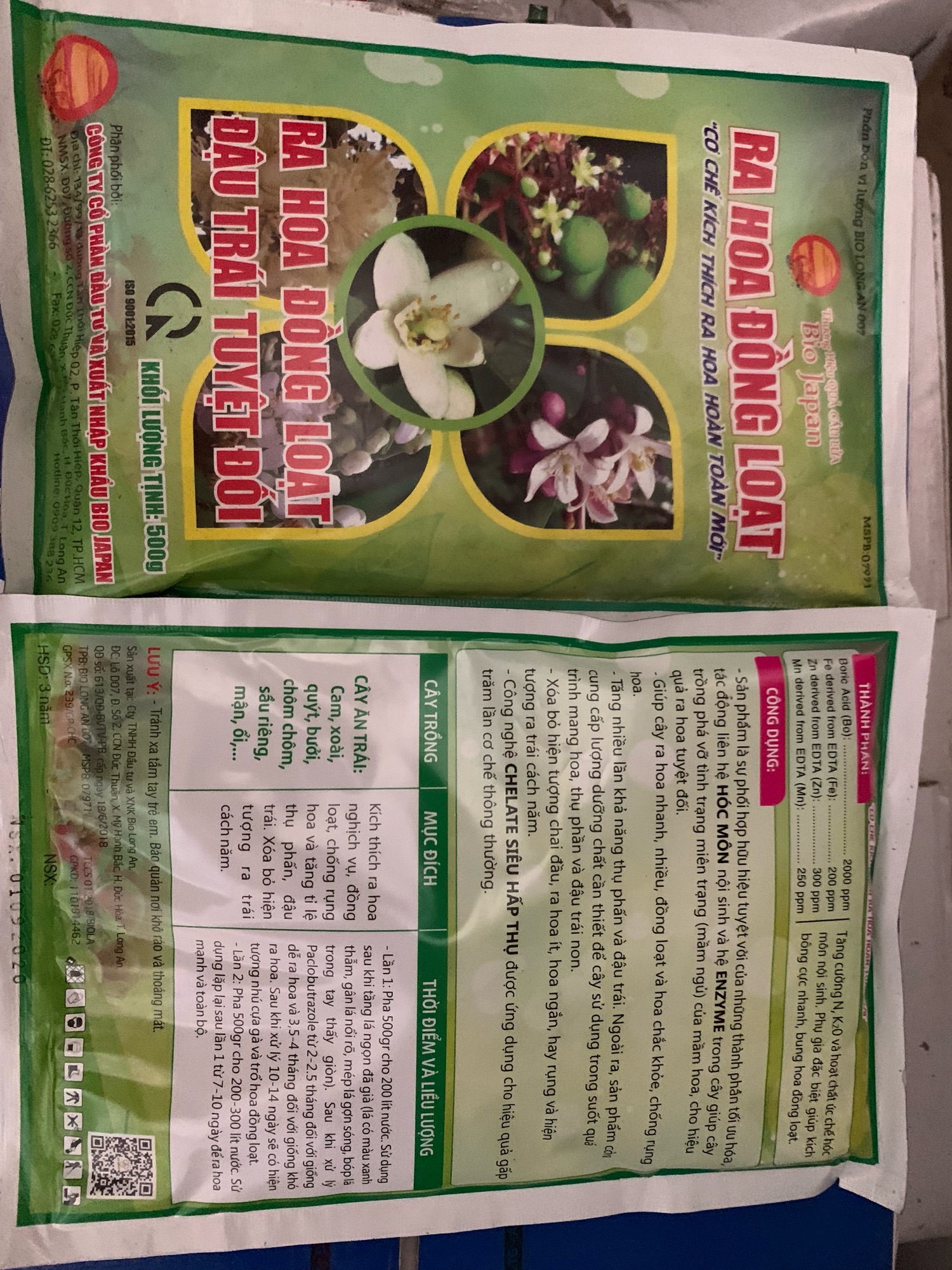 Ra hoa đồng loạt của quả cầu lửa