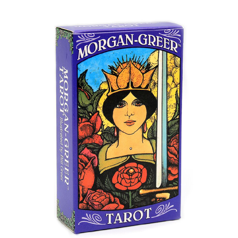 Bài tarot morgan greer 78 lá 7x12 cm tặng đá thanh tẩy