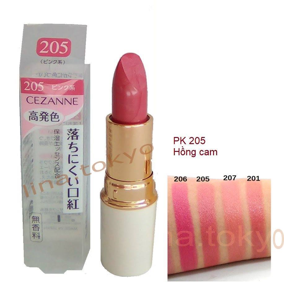 [Nhật Auth] Son Màu Không Chì Nhiều Dưỡng Cezanne Nhật - HD Store