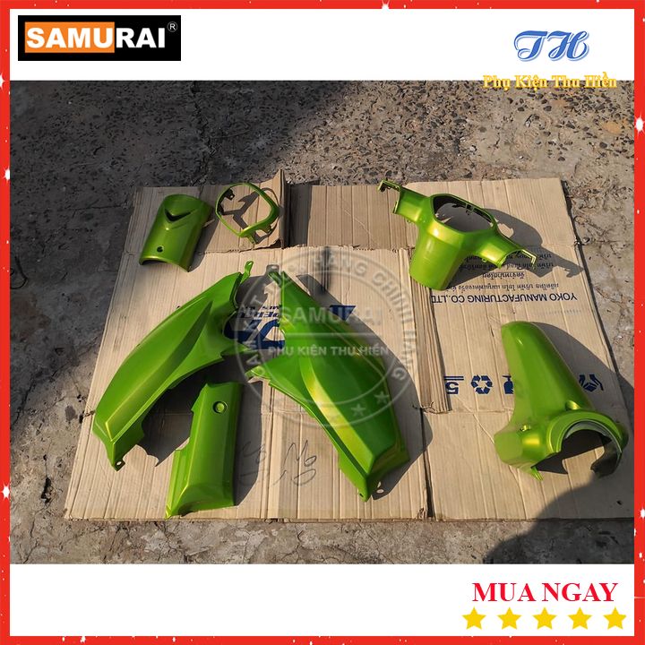 [HCM]Sơn Xịt Samurai Màu Xanh Lá Chuối - Mã Y620