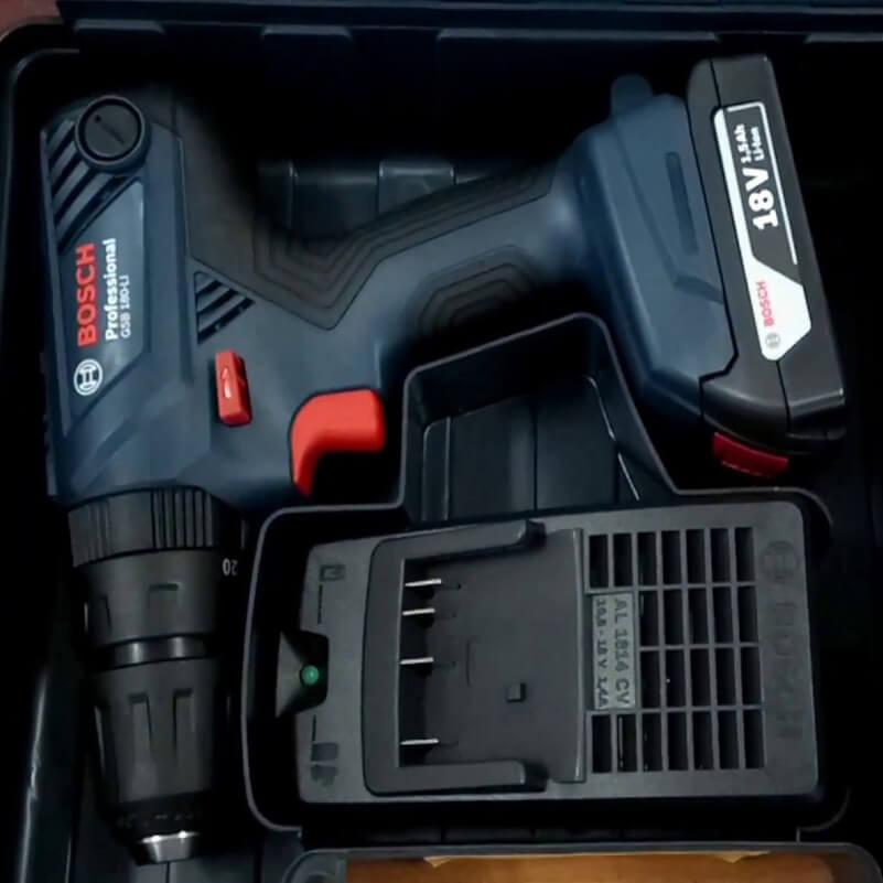 Máy khoan vặn vít dùng pin Bosch GSR 180-LI