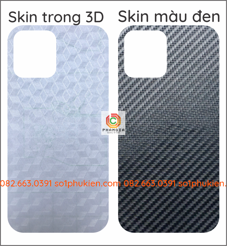 Miếng dán mặt lưng skin carbon iPhone 13 / 13 mini / 13 pro / 13 pro max