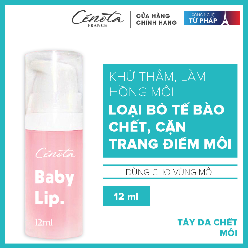 Tẩy Da Chết Môi, Triệt Thâm môi, làm hồng môi tại nhà  Baby Lip 12ml