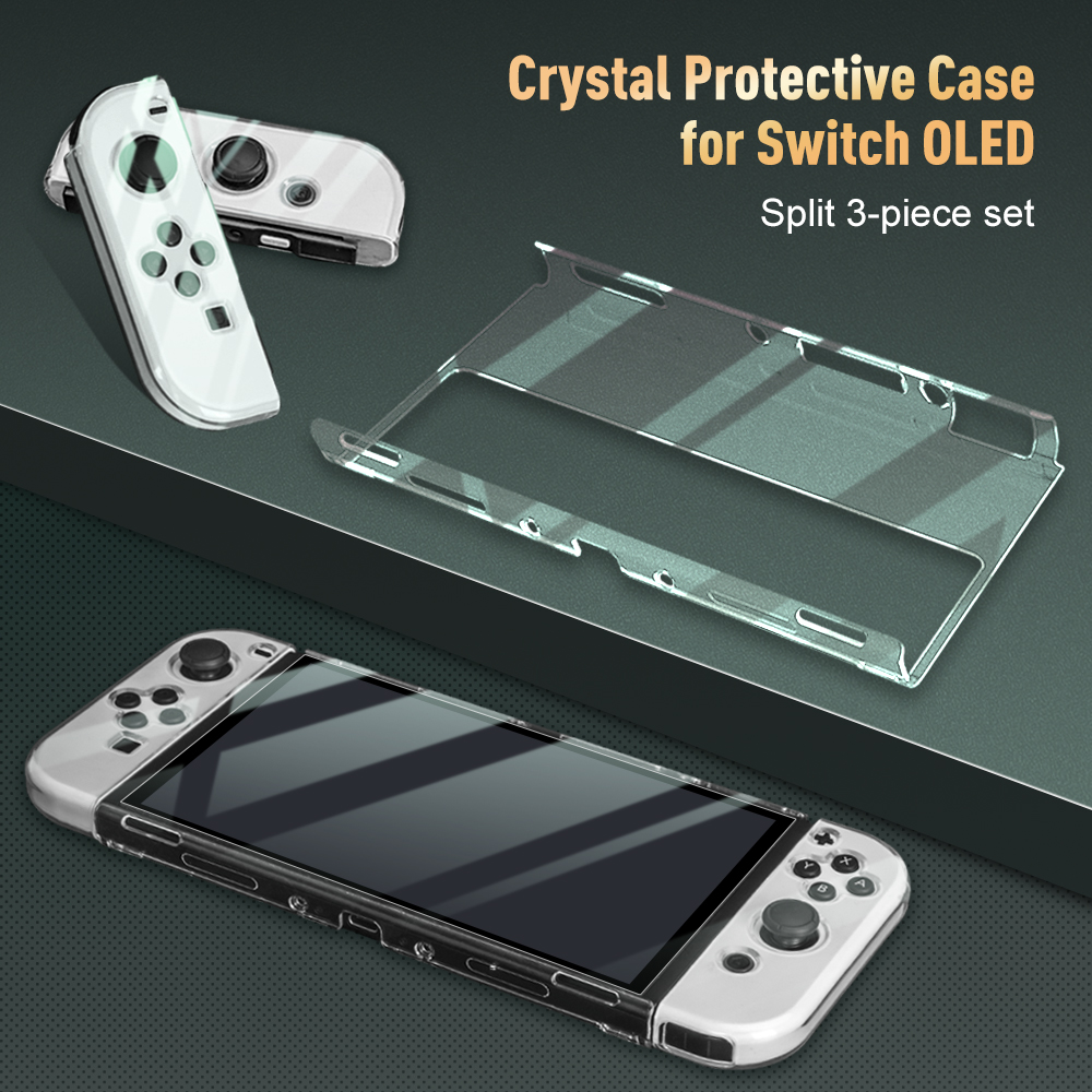 Ốp Lưng Rời Dành Cho Máy Game Nintendo Switch OLED Model - Trong Suốt