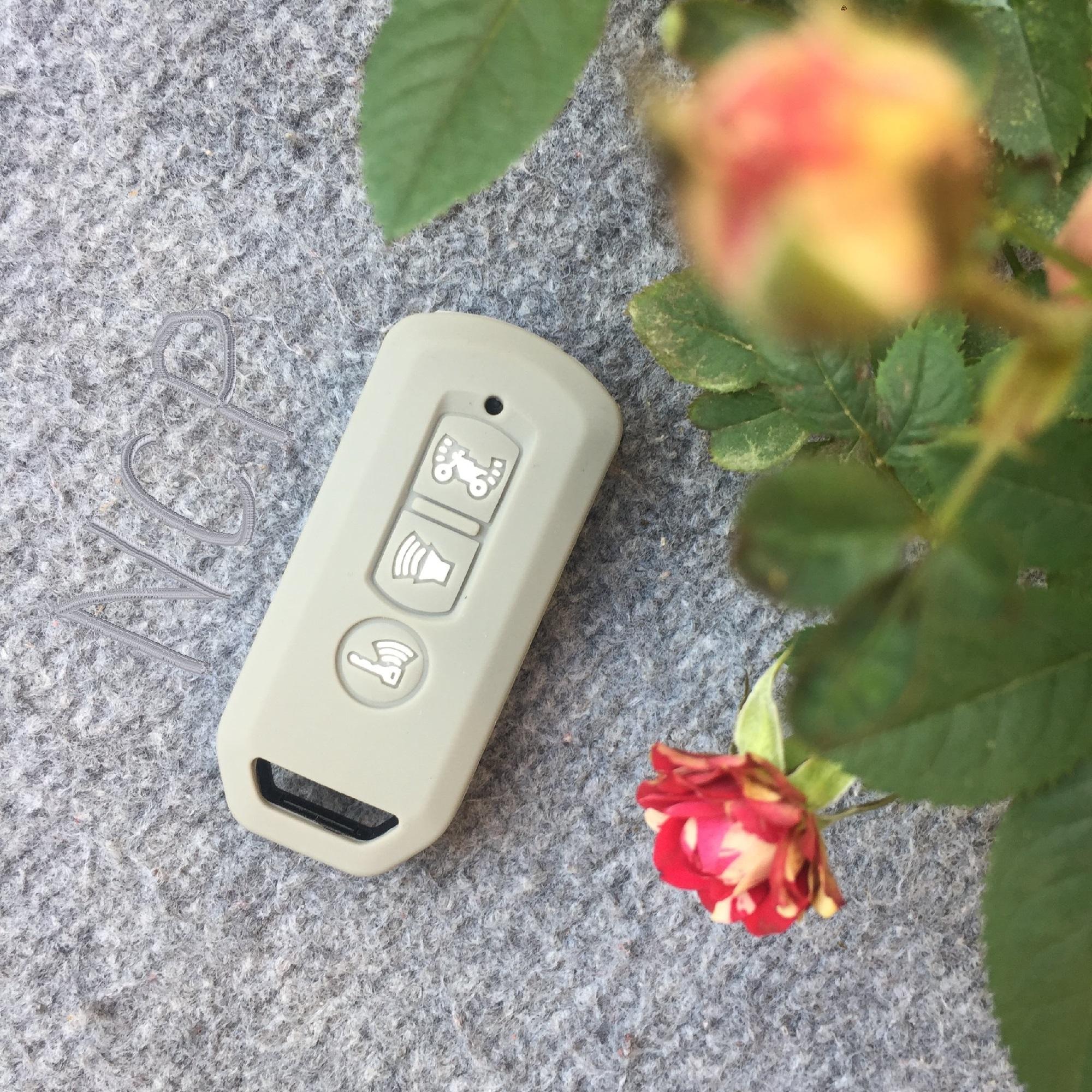 Bọc khóa smartkey Honda SH, SH mode, PCX màu Xám