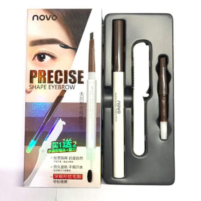 SET VẼ CHÂN MÀY NOVO PRECISE SHAPE EYEBROW