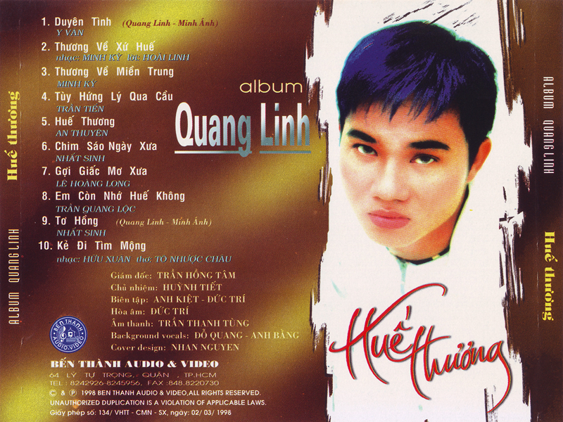bộ 5 đĩa cd nhạc về Huế 1