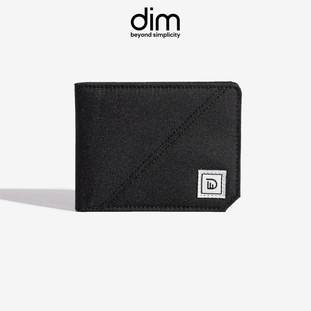 Ví Vải DIM Basic Wallet Unisex ( Đựng 6 - 10 Thẻ  Vải Polyester Canvas Chống Nước Thiết Kế Tối Ưu Chứa Đựng) - Màu Đen
