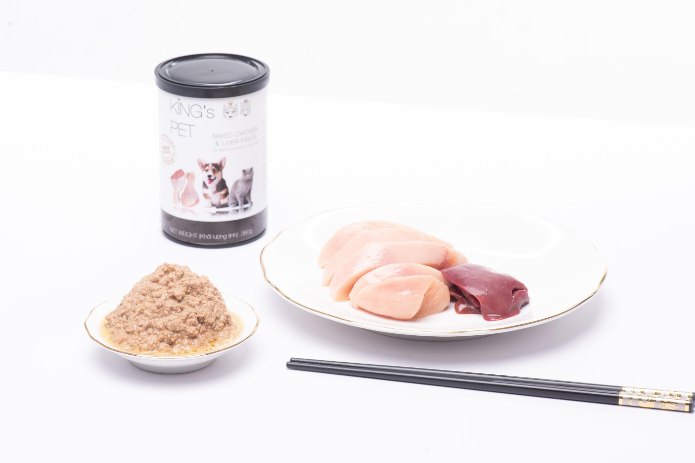PATE KING'S PET CHO CHÓ MÈO - 380G
