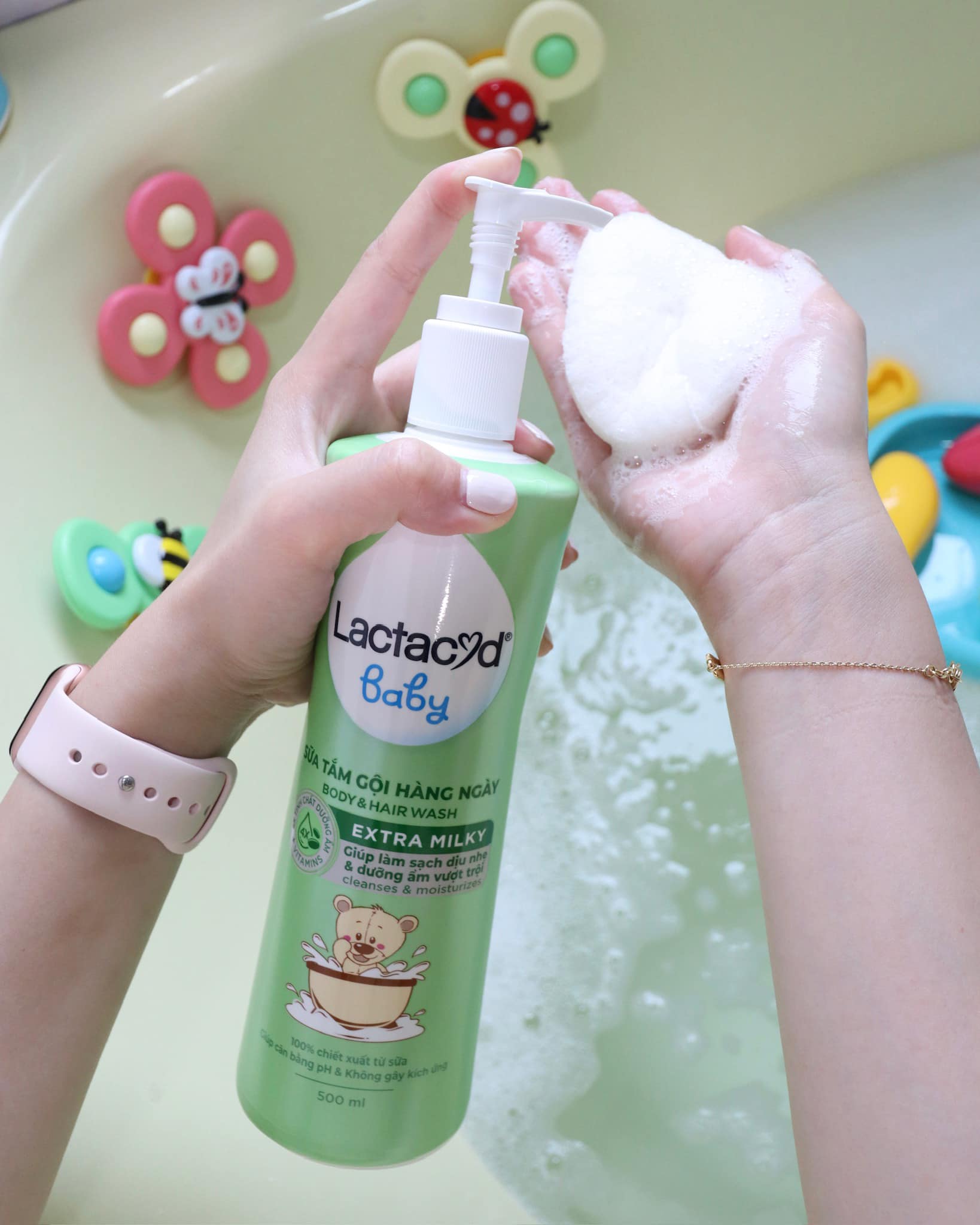 [HCM]Sữa Tắm Gội Trẻ Em Lactacyd Milky 250ml,500ml