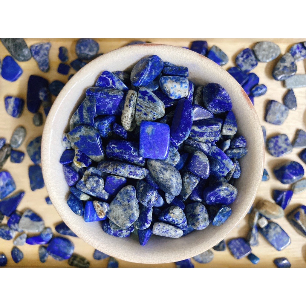 100g vụn đá lapis lazuli - ngọc lưu ly tự nhiên